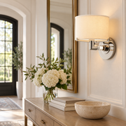 Trumere Linen Shade Wall Sconce