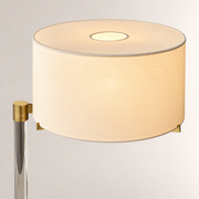 Trumere Task Linen Shade Floor Lamp