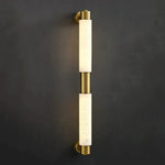 Tube Alabaster Cylinder Wall Lamp
