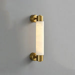 Tube Alabaster Cylinder Wall Lamp