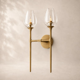 Tavelle Crystal Double Wall Sconce