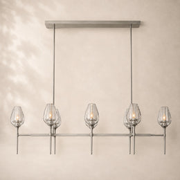 Tavelle Crystal Linear Chandelier 52