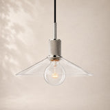 Utiva Glass Slope Pendant Light
