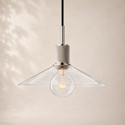 Utiva Glass Slope Pendant Light