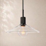 Utiva Glass Slope Pendant Light