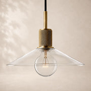 Utiva Glass Slope Pendant Light