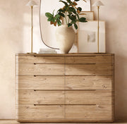 Utiva Glass and Linen Table Lamp