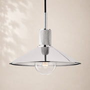 Utiva Metal Slope Pendant Light