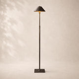 Utiva Metal and Linen Floor Lamp