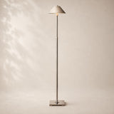 Utiva Metal and Linen Floor Lamp