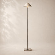 Utiva Metal and Linen Floor Lamp