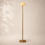 Utiva Metal and Linen Floor Lamp