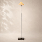 Utiva Metal and Linen Floor Lamp