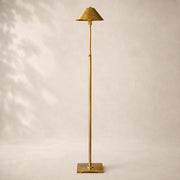 Utiva Metal and Linen Floor Lamp