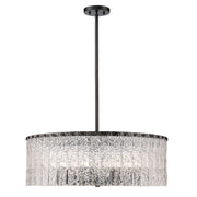 Aura Round Glass Chandelier 27”D 32“D