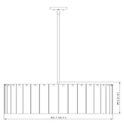 Aura Round Glass Chandelier 27”D 32“D