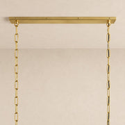 Veyravia Swirled Glass Linear Chandelier 56.5