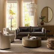 Veyravia Swirled Glass Tiered Round Chandelier 26–38