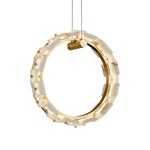 Vertical Ring Alabaster Pendant Lamp — image 1