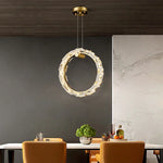 Vertical Ring Alabaster Pendant Lamp — image 3