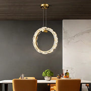 Vertical Ring Alabaster Pendant Lamp — image 3