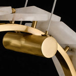 Vertical Ring Alabaster Pendant Lamp — image 14