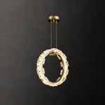 Vertical Ring Alabaster Pendant Lamp — image 6