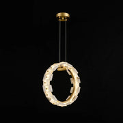 Vertical Ring Alabaster Pendant Lamp — image 7