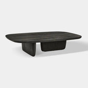 Dune Sculptural Solid Wood Coffee Table For Living Room