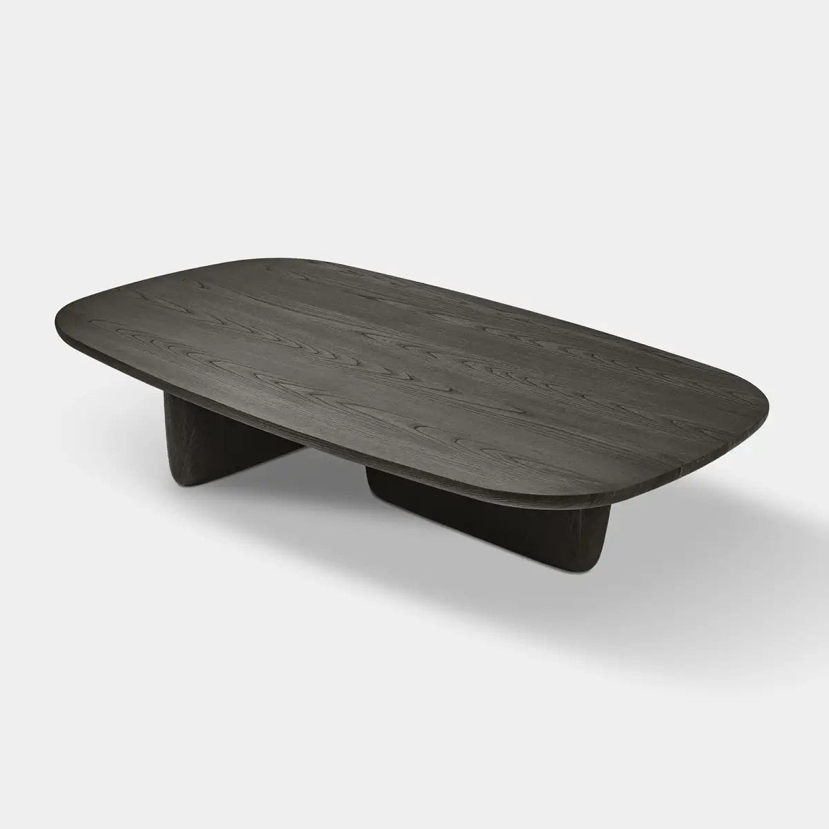 Dune Sculptural Solid Wood Coffee Table For Living Room