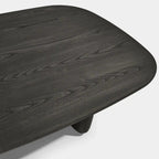 Dune Sculptural Solid Wood Coffee Table For Living Room