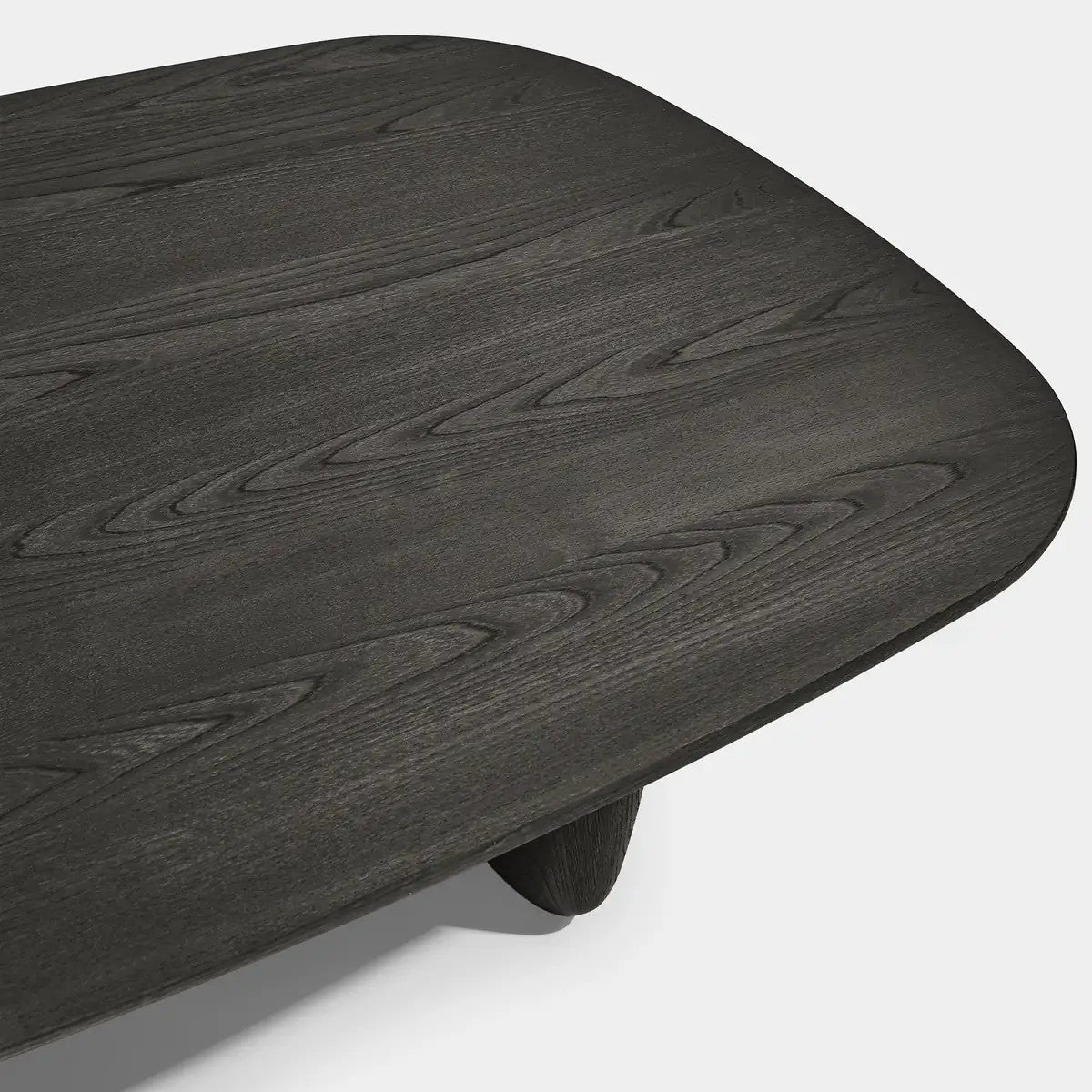 Dune Sculptural Solid Wood Coffee Table For Living Room