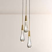 Ryvara Waterdrop Glass Pendant Light