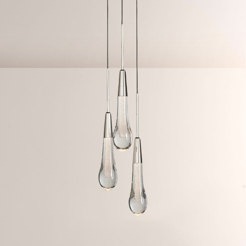 Ryvara Waterdrop Glass Pendant Light