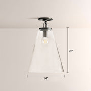 Wescott Cone Flush Mount