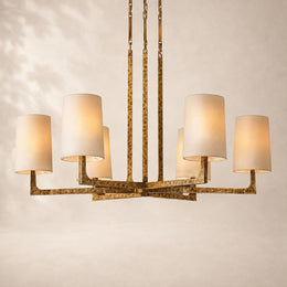 Wyxton Hammered Round Chandelier 36