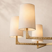Wyxton Hammered  Round Chandelier 48