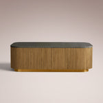Favera Coffee Table — HONEY / BLUESTONE / 48