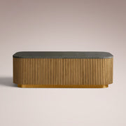 Favera Coffee Table — HONEY / BLUESTONE / 48