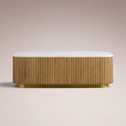 Favera Coffee Table — HONEY / CARRARA / 48