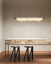 Alabaster Years Linear Pendant Light — image 7