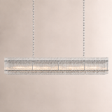 Zora Linear Slat Glass Chandelier 72