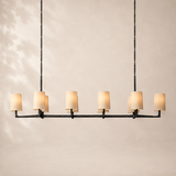 Wyxton Hammered  Linear Chandelier 72