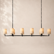Wyxton Hammered  Linear Chandelier 72