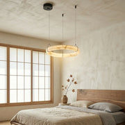 Alabaster Aura Circular Chandelier