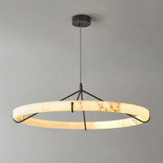 Alabaster Aura Circular Chandelier