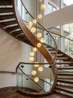 Alabaster Balls Cluster Chandelier — image 6
