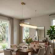 Alabaster Brick Linear Pendant Light — image 2
