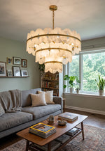 Alabaster Butterfly Round Chandelier — image 13
