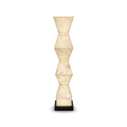 Alabaster Cairn Geometric Floor Lamp — image 1